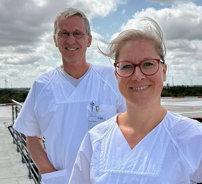 Wiebke Buchholz übernimmt von Dr. Steffen Krause die Leitung des Adipositaszentrums. 