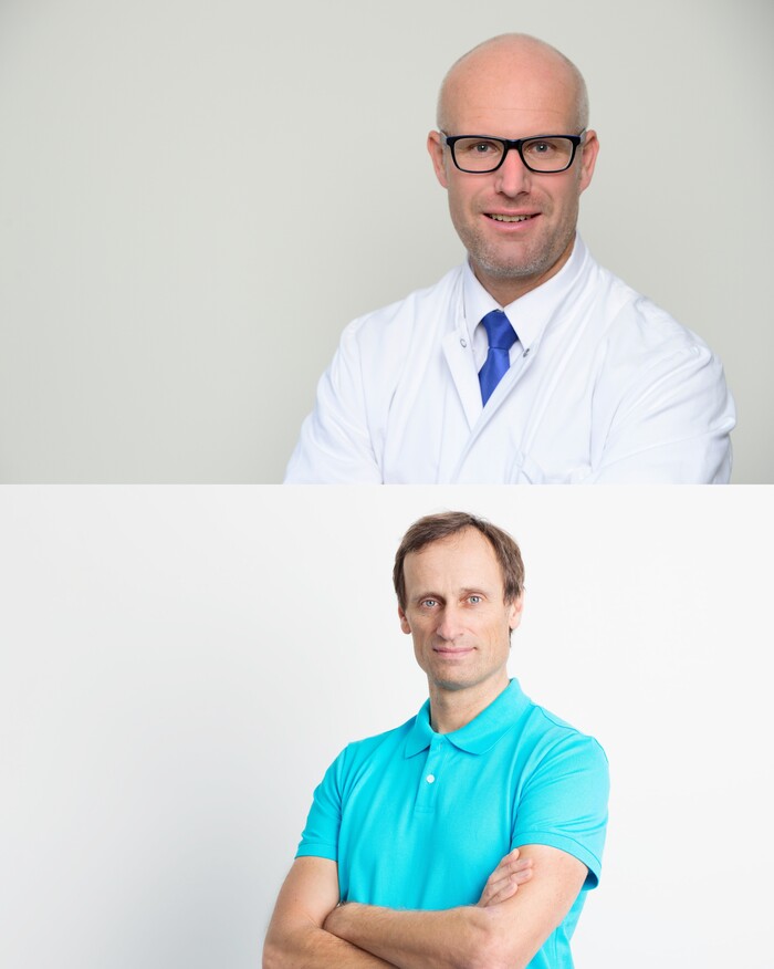 Dr. Roman Mroz und Dr. Dr. Jeannot Olivet
