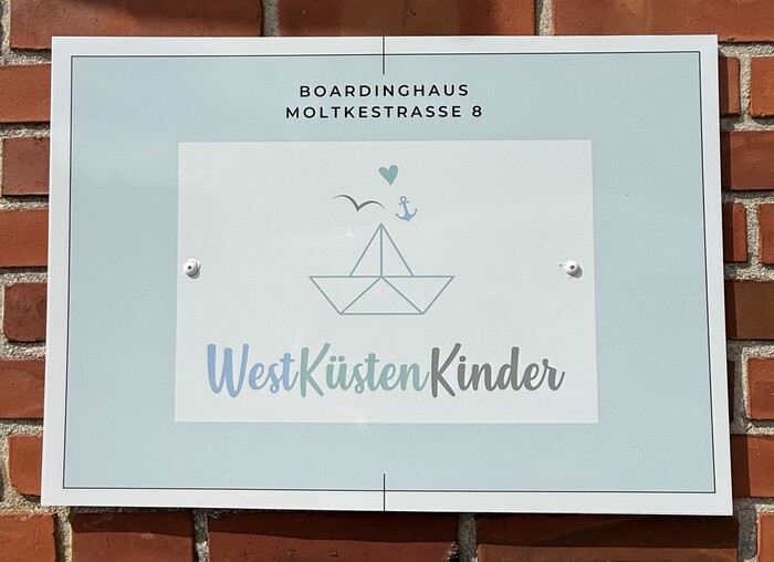 Begruessungsschild