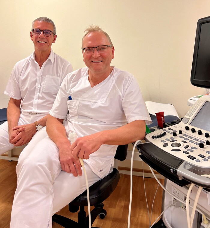 Christian Lüer und Frank Jordan