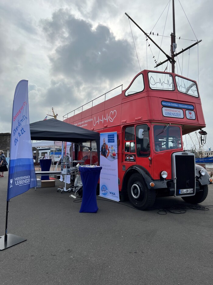 Im September 2023 hatte der Schlaganfallbus in Büsum Station gemacht.